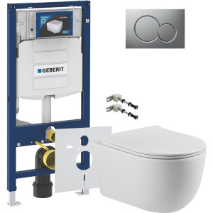 Комплект Унитаз подвесной BOND Oval F10-10 безободковый, с микролифтом + Крепления Geberit Duofix 111.815.00.1 к стене + Шумоизоляция + Инсталляция UP 320 111.300.00.5 + Кнопка Sigma 01 115.770.JQ.5 лакированная, матовый хром Комплект Унитаз подвесной BOND Oval F10-10 безободковый, с микролифтом + Крепления Geberit Duofix 111.815.00.1 к стене + Шумоизоляция + Инсталляция UP 320 111.300.00.5 + Кнопка Sigma 01 115.770.JQ.5 лакированная, матовый хром