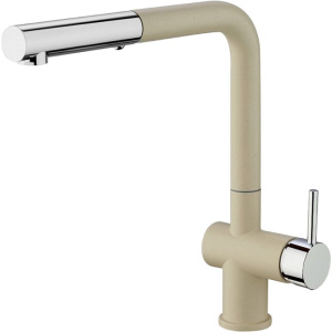 Смеситель для кухни Paini Cox HD94566CR1KM с выдвижной лейкой, granite avena