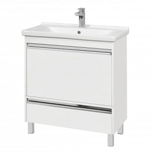 Тумба с раковиной Aquaton Капри 80 1A2302K1KP010 белая