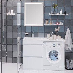 Мебель для ванной Emmy Джерси 110 L, под стиральную машину Мебель для ванной Emmy Джерси 110 L, под стиральную машину