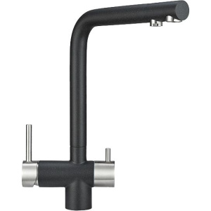 Смеситель для кухни Granula 2305, черный