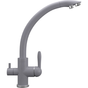 Смеситель для кухни Ulgran Quartz UQ-017 бетон