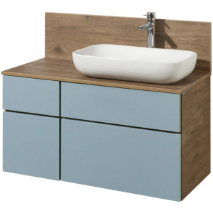 Тумба с раковиной Aquaton Мишель 100 1A2569K2MIX30 дуб фьорд, дуб рустикальный Тумба с раковиной Aquaton Мишель 100 1A2569K2MIX30 дуб фьорд, дуб рустикальный