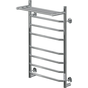 Полотенцесушитель электрический Ника Way 3 80/50, с полкой, хром