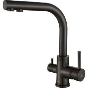 Смеситель для кухни Paulmark Essen 213011-GM, вороненая сталь Смеситель для кухни Paulmark Essen 213011-GM, вороненая сталь