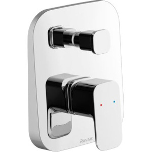 Смеситель для ванны с душем Ravak 10° Free X070136 нержавеющая сталь