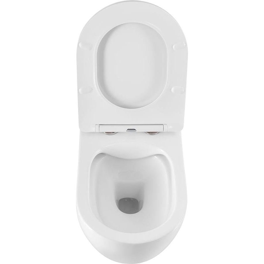 Купить Унитаз подвесной Art&Max Siena AM221CHR/SC с микролифтом, белый в Москве с доставкой Унитаз подвесной Art&Max Siena AM221CHR/SC с микролифтом, белый