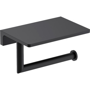 Держатель туалетной бумаги Timo Saona 13043/03 с полкой для телефона, черный