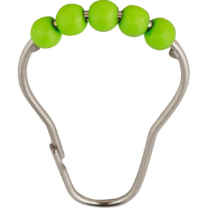 Крючки для шторы Ridder 49565 с зелёными шариками