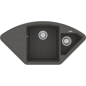Мойка кухонная Lemark Irkana 980 9910047 серый шелк Мойка кухонная Lemark Irkana 980 9910047 серый шелк