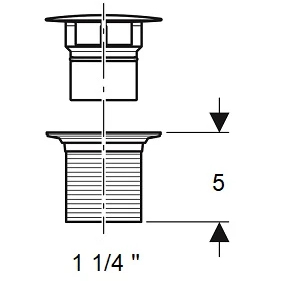 Купить Донный клапан Geberit 152.050.21.1 хром в Москве с доставкой Донный клапан Geberit 152.050.21.1 хром