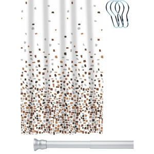 Штора для ванной Ridder Zelda 4103309 180х200 + 55210 + 49500 Штора для ванной Ridder Zelda 4103309 180х200 + 55210 + 49500