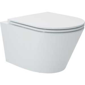 Унитаз подвесной Art&Max Bari AM822-V/SC с микролифтом, белый