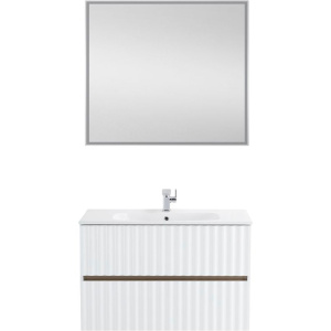 Мебель для ванной Art&Max Elegant 90 белая глянцевая Мебель для ванной Art&Max Elegant 90 белая глянцевая