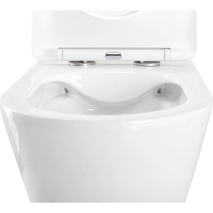 Купить Унитаз подвесной Art&Max Romantic AM213CHR/SC с микролифтом, белый в Москве с доставкой Унитаз подвесной Art&Max Romantic AM213CHR/SC с микролифтом, белый