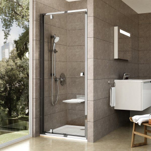 Душевая дверь в нишу Ravak Pivot PDOP1-90 Transparent, профиль хром