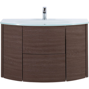 Тумба с раковиной Cezares Eden 91 rovere scuro soft, раковина 82399