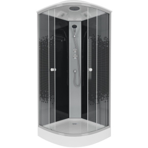 Душевая кабина Niagara NG-4501-14 BLACK с низким поддоном Душевая кабина Niagara NG-4501-14 BLACK с низким поддоном