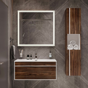 Мебель для ванной STWORKI Вестервик 90 орех каньон Мебель для ванной STWORKI Вестервик 90 орех каньон
