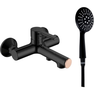 Смеситель для ванны с душем Haiba HB60652-7 черный