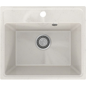 Мойка кухонная Practik PR-M 490-001 белый камень