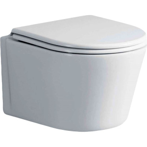 Унитаз подвесной Ceruttispa Santa Aria CT9666 безободковый, с микролифтом