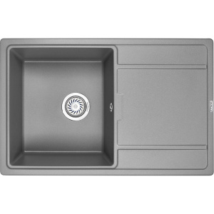 Мойка кухонная Granula 7804, алюминиум