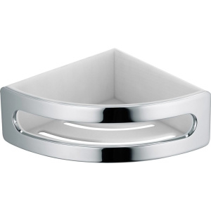 Полка Keuco Elegance new 11657 хром, белая Полка Keuco Elegance new 11657 хром, белая