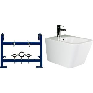 Комплект Биде Ceramicanova Metric CN3008 + Инсталляция STWORKI 540201