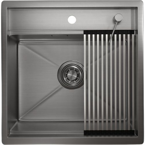 Мойка кухонная Granula Kitchen Space 5051, сталь сатин