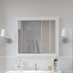 Зеркало Sanflor Модена 105, белое