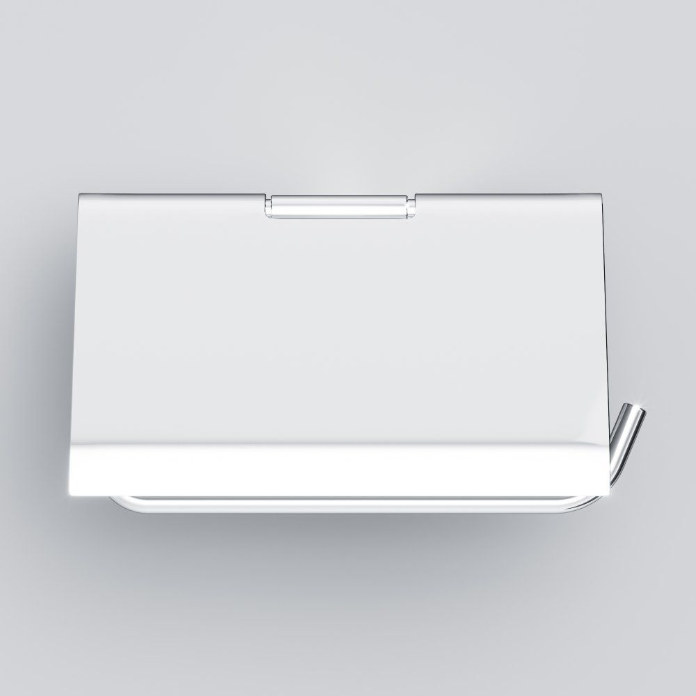 Купить Держатель туалетной бумаги AM.PM Joy A84341400 с крышкой, хром в Москве с доставкой Держатель туалетной бумаги AM.PM Joy A84341400 с крышкой, хром