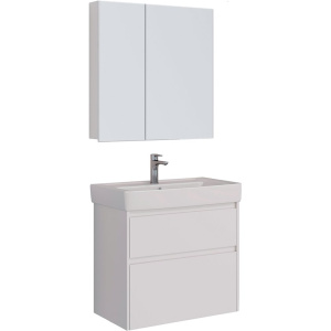 Мебель для ванной Lemark Combi 80, белая глянцевая Мебель для ванной Lemark Combi 80, белая глянцевая