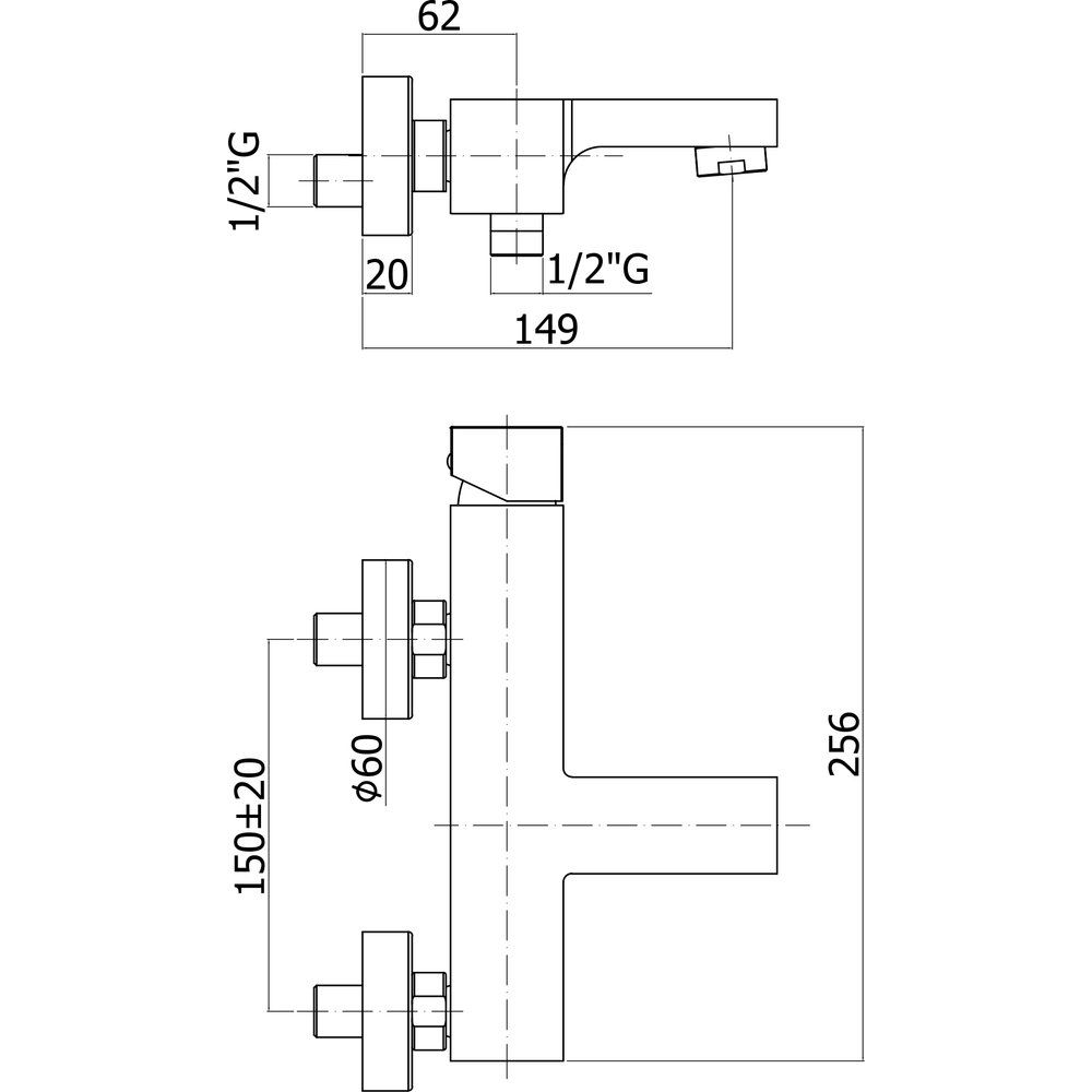 Купить Смеситель для ванны с душем Paffoni Elle EL022CR в Москве с доставкой Смеситель для ванны с душем Paffoni Elle EL022CR
