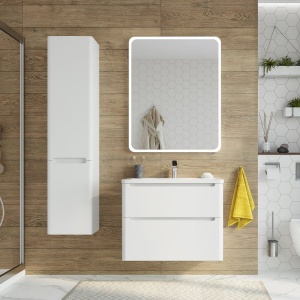 Мебель для ванной STWORKI Монтре 80, белая Мебель для ванной STWORKI Монтре 80, белая