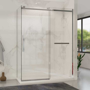 Душевой уголок Vincea Como Soft VSR-1CS8014CL 140x80 см профиль хром, стекло прозрачное