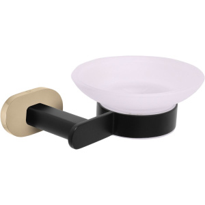 Мыльница Rav Slezak Yukon YUA0300CMATZ черная матовая, золото