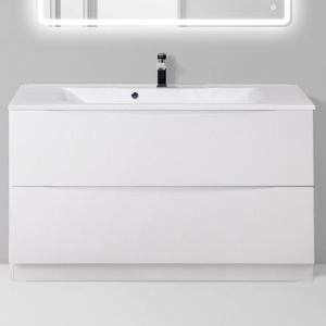 Тумба с раковиной BelBagno Marino 100 bianco lucido, напольная