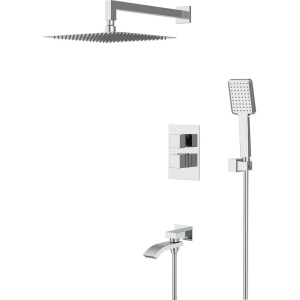 Душевой комплект Gappo G07 G7107-40 С ВНУТРЕННЕЙ ЧАСТЬЮ, хром