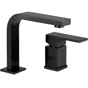 Смеситель для раковины Remer Absolute AU57CFP чёрный брашированный хром