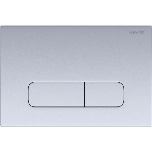Кнопка смыва Акватек KDI-0000014 матовая, хром