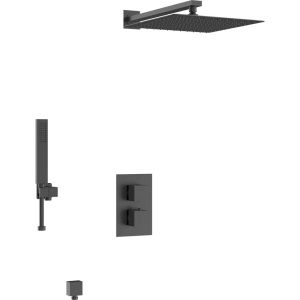 Душевой комплект D&K Bayern.Liszt DA2515705A04 С ВНУТРЕННЕЙ ЧАСТЬЮ, черный