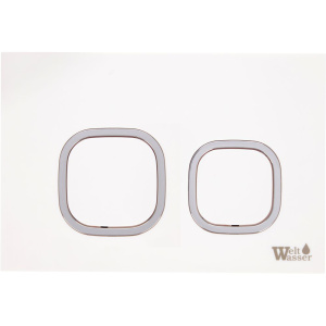 Кнопка смыва Weltwasser WW INS Amberg RD-WT белая