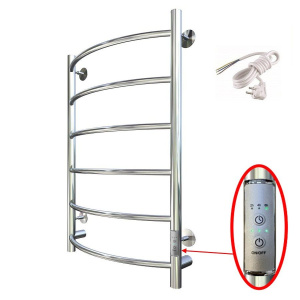 Полотенцесушитель электрический Тругор Пэк 5 80х50 с выключателем, хром