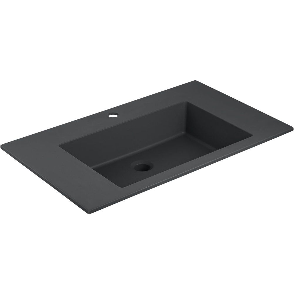 Купить Мебель для ванной Vincea Luka 80 2 ящика, камень в Москве с доставкой Мебель для ванной Vincea Luka 80 2 ящика, камень