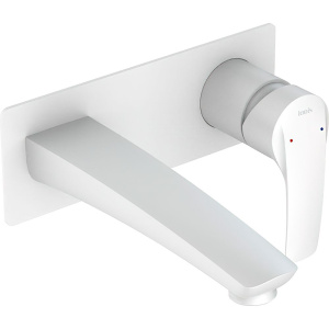 Смеситель для раковины IDDIS Ray RAYWT00i65 С ВНУТРЕННЕЙ ЧАСТЬЮ  белый