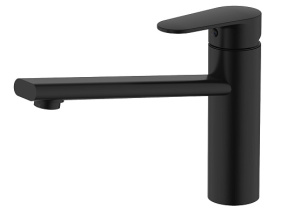 Смеситель для кухни Aquatek Ника AQ1880MB, черный матовый