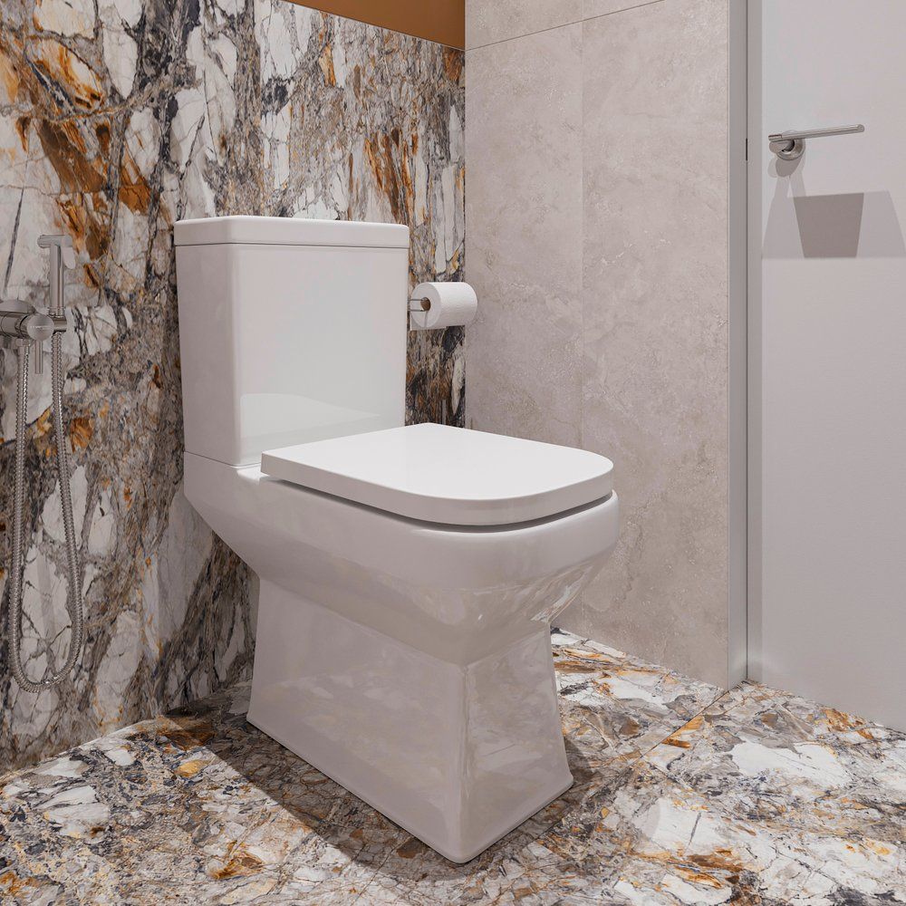 Купить Унитаз-компакт DIWO Коломна 0421 с микролифтом в Москве с доставкой Унитаз-компакт DIWO Коломна 0421 с микролифтом