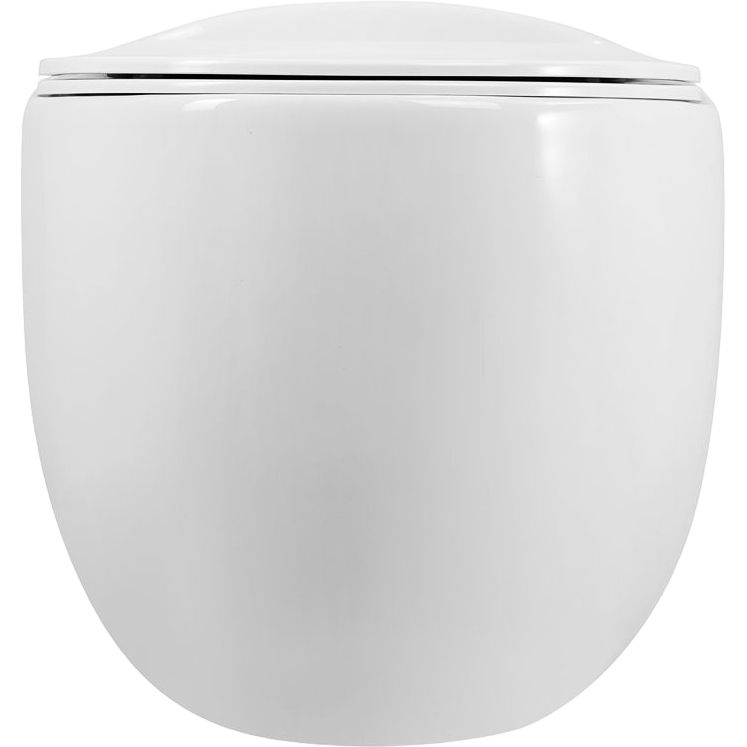 Купить Унитаз подвесной Art&Max Forli AM020CHR/SC с микролифтом, белый в Москве с доставкой Унитаз подвесной Art&Max Forli AM020CHR/SC с микролифтом, белый