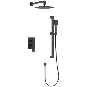 Душевой комплект Rush Thira TR3635-41Black С ВНУТРЕННЕЙ ЧАСТЬЮ, черный